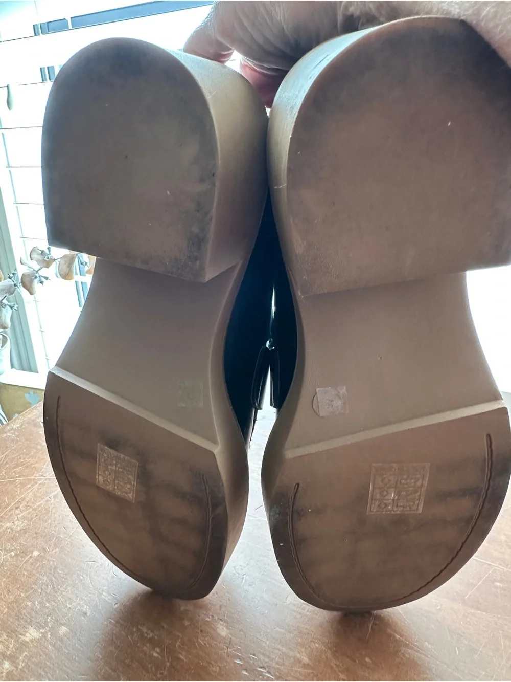 ShuShop Tabatha Black Platform Loafers